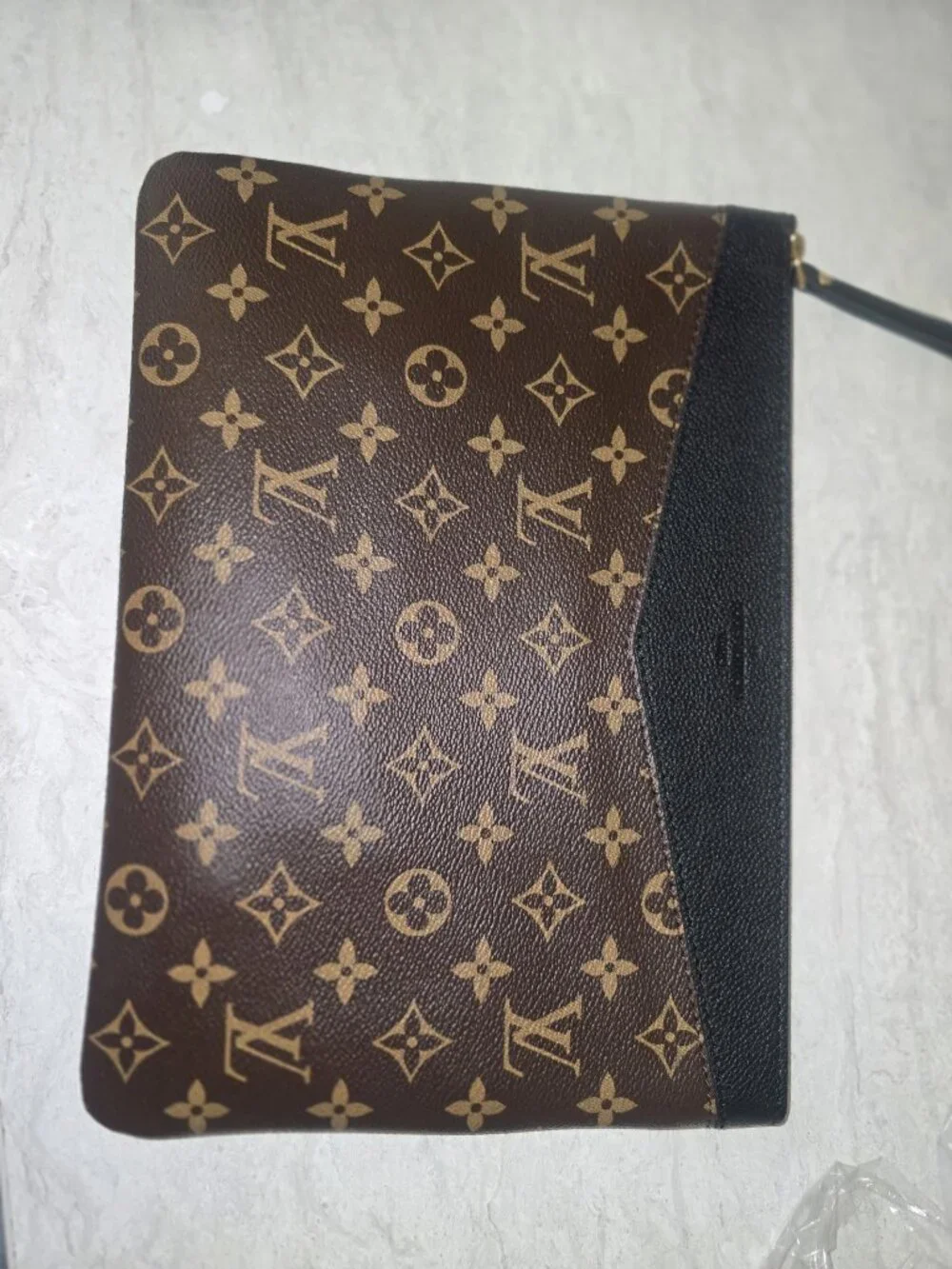 Louis Vuitton Black Monogram Canvas Daily Pouch.